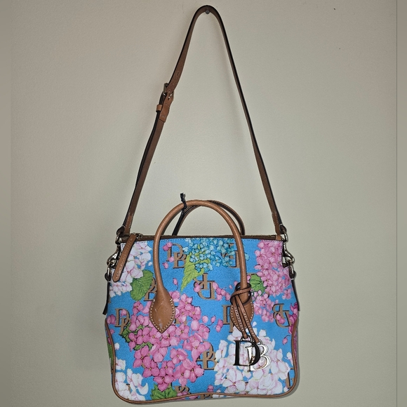 DOONEY & BOURKE Hydrangea 3way Satchel Shoulder Crossbody Bag Purse NEW RARE - Picture 2 of 16